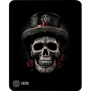 Коврик для мыши Cactus Scull 250x200x3мм (CS-MP-D05S)