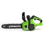 Цепная пила аккумуляторная GreenWorks GD24CS30K4, 24V, 30 см, бесщеточная, c АКБ 4 Ач и ЗУ (2007007UB)