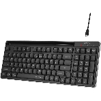 Клавиатура беспроводная A4Tech Fstyler FBX70C, USB, Bluetooth/Радиоканал, черный