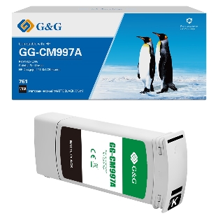 Картридж струйный G&G GG-CM997A 761 матовый черный (775 мл) для HP Designjet T7100/T7200