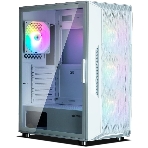 Компьютерный корпус MidiTower Zalman I3 NEO белый (ATX, front mesh, USB 2.0 x1, USB 3.0x2, 4x120мм RGb fan, без БП) (I3 NEO White)