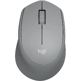 Мышь беспроводная Logitech M280 серый, 1000 dpi, радиоканал, USB, кнопки - 3