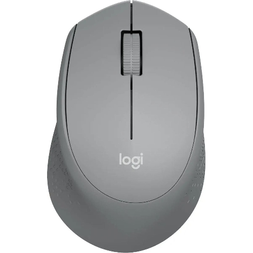 Мышь беспроводная Logitech M280 серый, 1000 dpi, радиоканал, USB, кнопки - 3