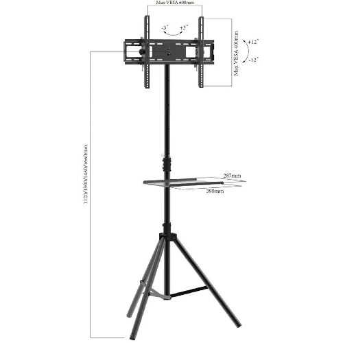 Подставка для телевизора Arm Media TR-STAND-2 черный, 32