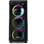 Корпус PowerCase Mistral Z4 Mesh LED, Midi-Tower, чёрный, 4 x 120 мм