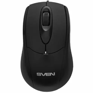 Мышь проводная SVEN RX-110 черный, 1000 dpi, USB, кнопки - 3