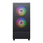Компьютерный корпус ACD Citadel 106 ATX, черный, USB 3.0x1, USBx2+HD audio,1x12см ARGb rear+2x14см ARGb front,TG