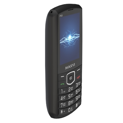 Мобильный телефон Maxvi P33 черный