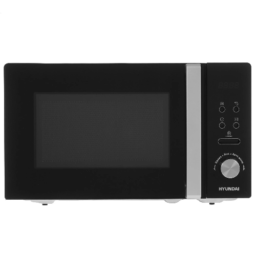 Микроволновая печь Hyundai HYM-D3001 черный, 20 л, 700 Вт, переключатели - сенсор, поворотный механизм