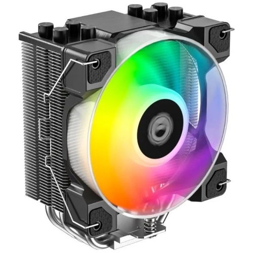 Кулер ID-Cooling SE-214-XT DF ARGB черный 120мм алюминий/медь 1500rpm 27db 4-pin 180W 150мм