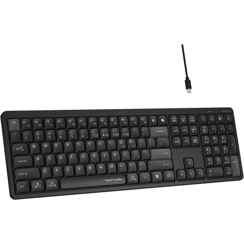Клавиатура беспроводная A4Tech Fstyler FBX55C черный USB BT/Radio slim Multimedia (FBX55C)
