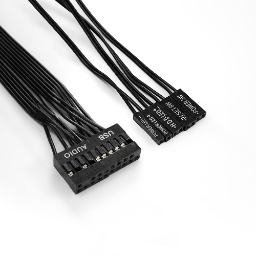 Компьютерный корпус Miditower ExeGate AA-440-UNS450 (ATX, БП UNS450 с вент. 12см, 2*USB, аудио, черный)