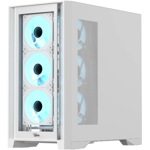 Компьютерный корпус AeroCool/Formula V Line Air Power G8 White, ATX, Dual Front Panels, TYPE-C*1, USB3.0*1