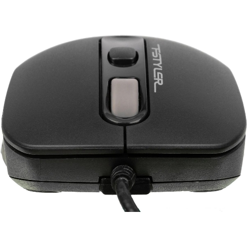 Мышь проводная A4Tech Fstyler FM10 черный/серый, 1600 dpi, USB, кнопки - 4