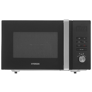 Микроволновая печь Hyundai HYM-M2062 черный, 23 л, 800 Вт, переключатели - кнопки, поворотный механизм