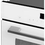 Духовой Шкаф электрический с паром Maunfeld MCMO5016STGW, 50л, дверца с 2 стеклами, белый