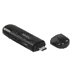 Кард-ридер Netac WK14/черный/SD/SDHC/SDXC/microSD/microSDHC/microSDXC/USB 3.0/USB Type-C/пластик