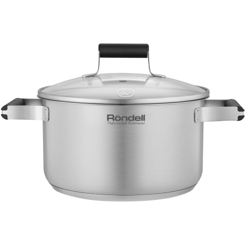 Кастрюля Rondell Bayoneta RDS-1807 3.1 л. d=20 см (с крышкой) стальной