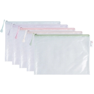 Папка на молнии ZIP Deli Colorful EF280 A4 ПВХ 0.23мм, ассорти