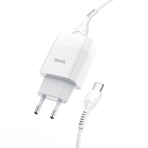 Сетевое зарядное устройство HOCO (6931474713018) для Type-C C72Aa White