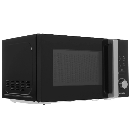 Микроволновая печь Hyundai HYM-D3001 черный, 20 л, 700 Вт, переключатели - сенсор, поворотный механизм