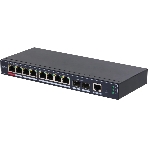 Коммутатор Dahua DH-SG4010P-2F, 8×1 Гбит/с + 2×1 Гбит/с SFP, управляемый