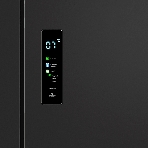 Холодильник Maunfeld MFF192NFSB01 Inverter черная сталь трехкамерный 334/184л морозилка снизу, No Frost, Side by Side