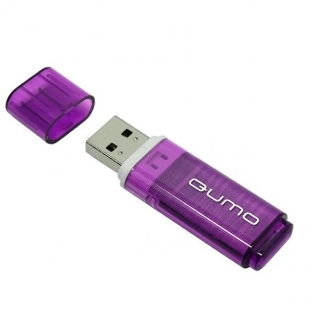 Флешка USB 2.0 QUMO 8Gb, Optiva 01 фиолетовый QM8GUD-OP1-violet