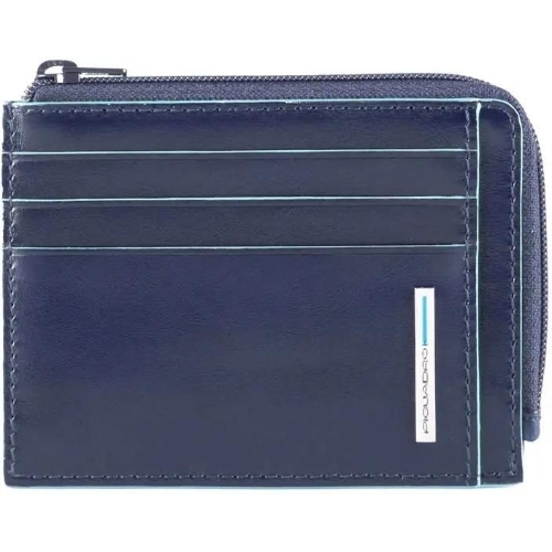 Чехол для кредитных карт Piquadro Blue Square PP4822B2R/BLU2. натур.кожа, синий