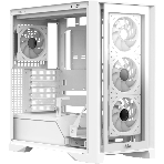 Компьютерный корпус AeroCool/Formula V Line Air Power G8 White, ATX, Dual Front Panels, TYPE-C*1, USB3.0*1