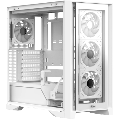 Компьютерный корпус AeroCool/Formula V Line Air Power G8 White, ATX, Dual Front Panels, TYPE-C*1, USB3.0*1