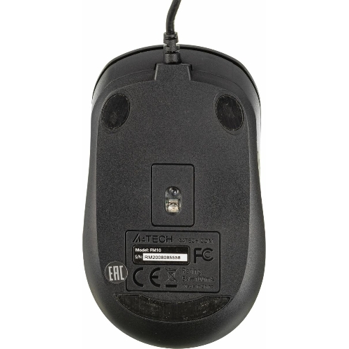 Мышь проводная A4Tech Fstyler FM10 черный/серый, 1600 dpi, USB, кнопки - 4