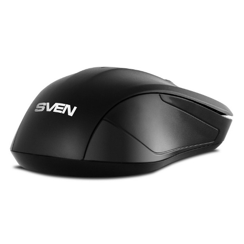 Мышь беспроводная SVEN RX-270W черный, 1600 dpi, радиоканал, USB, кнопки - 4