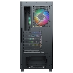 Компьютерный корпус ACD Citadel 106 ATX, черный, USB 3.0x1, USBx2+HD audio,1x12см ARGb rear+2x14см ARGb front,TG