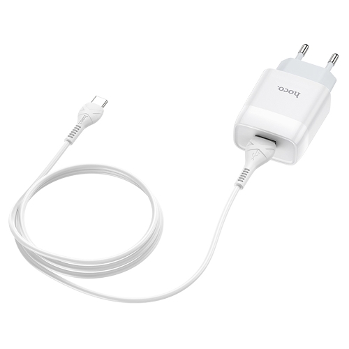 Сетевое зарядное устройство HOCO (6931474713018) для Type-C C72Aa White