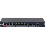 Коммутатор Dahua DH-SG4010P-2F, 8×1 Гбит/с + 2×1 Гбит/с SFP, управляемый