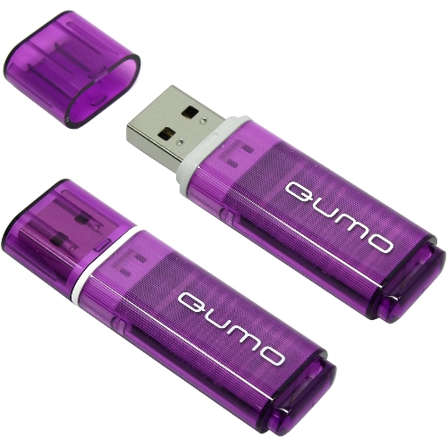 Флешка USB 2.0 QUMO 8Gb, Optiva 01 фиолетовый QM8GUD-OP1-violet