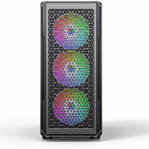 Компьютерный корпус Accord 3338 черный без БП ATX 1xUSB2.0 1xUSB3.0 1xUSB3.1 audio bott PSU