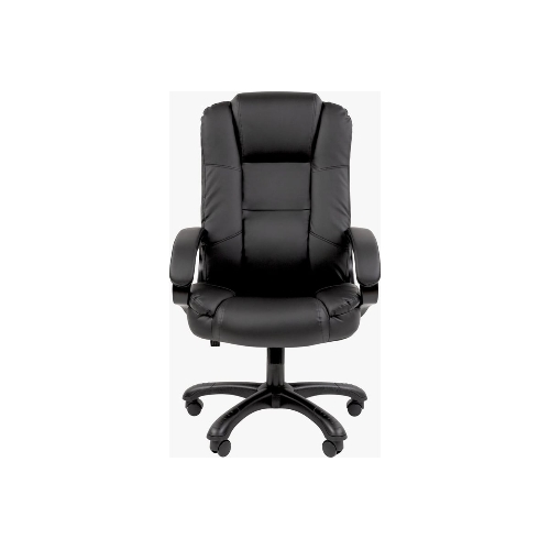 Кресло Chairman 600 черный, экокожа, 120 кг