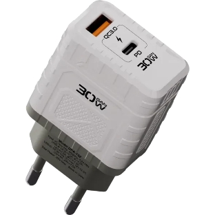 Сетевое зарядное устройство Defender UPA-132 30W, USB A+C, белый