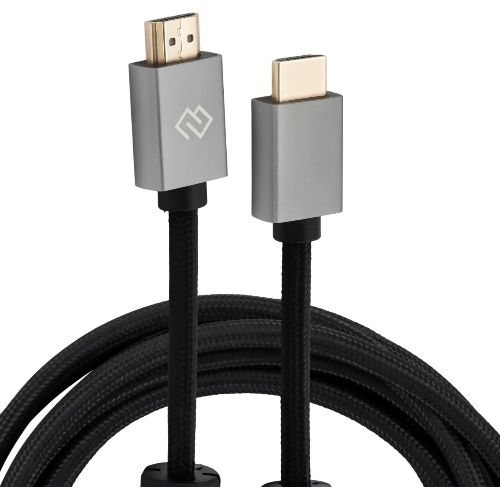 Кабель аудио-видео Digma HDMI (m)/HDMI (m) 3м. феррит.кольца позолоч.конт. черный (D-HDMI-2FF-V2.0-3M)