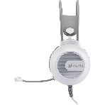 Гарнитура Oklick HS-L300G белый, проводная, 3.5 мм, подсветка