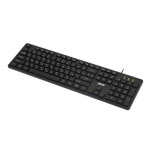 Клавиатура проводная Acer OKW122, USB, черный