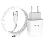 Сетевое зарядное устройство HOCO (6931474713018) для Type-C C72Aa White