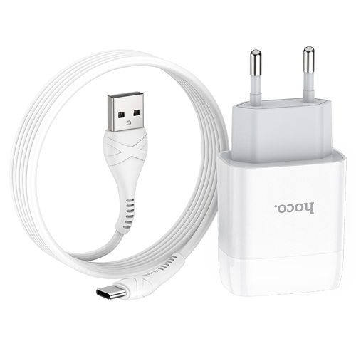 Сетевое зарядное устройство HOCO (6931474713018) для Type-C C72Aa White