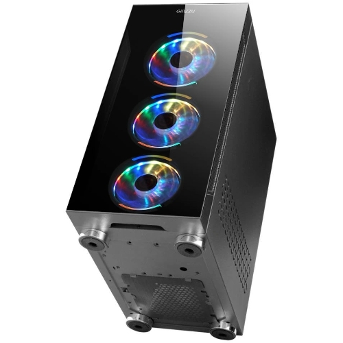 Компьютерный корпус Ginzzu CL280 FAN 12CM RGb*4 USB3.0 Window