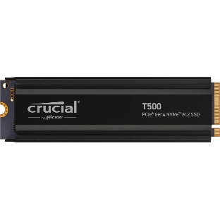 Накопитель SSD Crucial T500 1Tb PCIe Gen4 NVMe M.2 SSD with heatsink CT1000T500SSD5