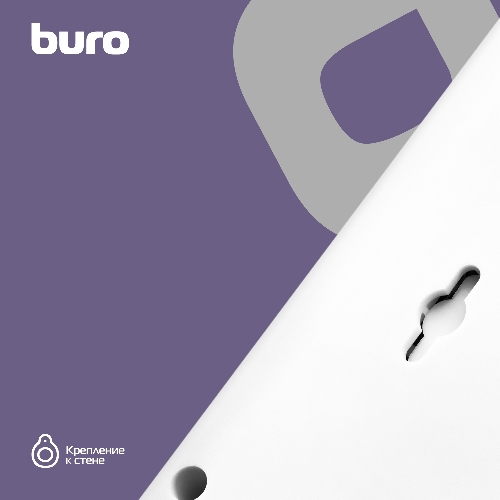 Сетевой фильтр Buro 500SH-1.8-SW-W 1.8 м, 5 розеток, белый, коробка