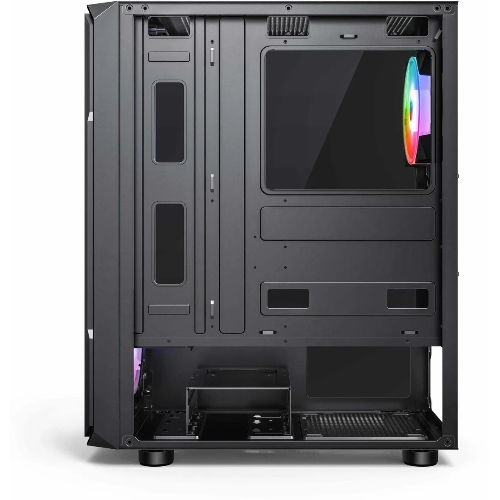 Компьютерный корпус Accord 3338 черный без БП ATX 1xUSB2.0 1xUSB3.0 1xUSB3.1 audio bott PSU