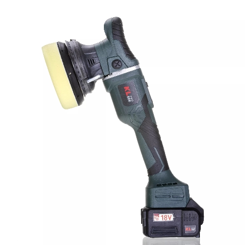 Профессиональная полировальная машина бесщеточная KLPRO KLPS18B-50 125мм (18В, Li-ion-2шт, 5.0А·ч, З/У - 4А, сумка)